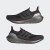 imageadidas Mens Ultraboost21 Running ShoesCarbonCarbonSolar Red