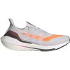 imageadidas Mens Ultraboost21 Running ShoesDash GreyDash GreyScreaming Orange