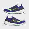 imageadidas Mens Ultraboost21 Running ShoesSonic InkBlackScreaming Green