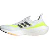imageadidas Mens Ultraboost21 Running ShoesWhiteBlackSolar Yellow