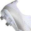 imageadidas Mens X GHOSTED3 Soccer ShoeWhiteMetallicgold MelangeSilver Metallicfirm Ground