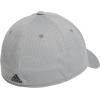 imageadidas Mens Zags 20 Structured Mid Crown AFlex Stretch Fit HatAluminum 2