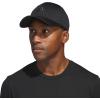 imageadidas Mens Zags 20 Structured Mid Crown AFlex Stretch Fit HatBlackBlack