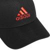 imageadidas Mens Zags 20 Structured Mid Crown AFlex Stretch Fit HatBlackHires Red