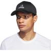 imageadidas Mens Zags 20 Structured Mid Crown AFlex Stretch Fit HatBlackWhite