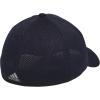 imageadidas Mens Zags 20 Structured Mid Crown AFlex Stretch Fit HatDark Indigo Blue