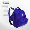 imageadidas Mini Backpack for Women  Small Bag for Travel Gym Festival ampamp More BlackWhite One SizeSemi Lucid Blue