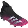 imageadidas Predator Freak 3 Laceless Firm Ground Soccer Shoe MensBlackWhiteShock Pink