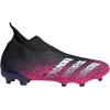 imageadidas Predator Freak 3 Laceless Firm Ground Soccer Shoe MensBlackWhiteShock Pink