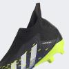 imageadidas Predator Freak 3 Laceless Firm Ground Soccer Shoe MensBlackWhiteSolar Yellow