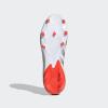 imageadidas Predator Freak 3 Laceless Firm Ground Soccer Shoe MensWhiteIron MetallicSolar Red