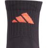 imageadidas Pure Training High Quarter Sports Performance Socks 2PairAurora BlackTurbo Pink