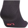 imageadidas Pure Training High Quarter Sports Performance Socks 2PairAurora BlackTurbo Pink