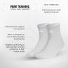 imageadidas Pure Training High Quarter Sports Performance Socks 2PairTeam Light GreyWhite