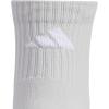 imageadidas Pure Training High Quarter Sports Performance Socks 2PairTeam Light GreyWhite