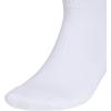 imageadidas Pure Training High Quarter Sports Performance Socks 2PairWhiteSilver MetallicLucid Red