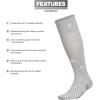 imageadidas Purehustle Softball Over The Calf OTC Socks 1PairTeam Mid GreyWhiteGrey