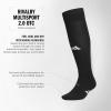 imageadidas Rivalry Field Team Sports Socks for Men Women Youth Boys and Girls MoistureWicking NCAA CompliantBlackWhite2