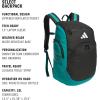 imageadidas Select Basketball Backpack for Men and Women Premium Sports Bag BlackPure Teal Green One SizeBlackPure Teal Green