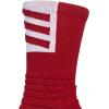 imageadidas Select Basketball Crew Socks 1 pair for team sports boys girls men womenPower RedWhite