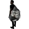 imageadidas Stadium Mesh Soccer Bag Laundry Bag Heavy Duty Soccer Ball Bags for Coaches Men and Women Holds Up To 15 BallsBlackWhite