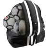 imageadidas Stadium Mesh Soccer Bag Laundry Bag Heavy Duty Soccer Ball Bags for Coaches Men and Women Holds Up To 15 BallsBlackWhite