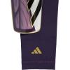 imageadidas Tiro League ShinguardAurora PlumWhiteGold MetallicBlack