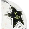 imageadidas UEFA Champions League Soccer BallWhiteBlackPlatin MetallicTeam Solar Yellow