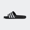 imageadidas Unisex Adult Adilette Aqua SlideBlackWhiteBlack