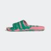 imageadidas Unisex Adult Adilette Aqua SlideBliss PinkCourt GreenCourt Green
