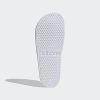 imageadidas Unisex Adult Adilette Aqua SlideCloud WhitePlatinum MetallicCloud