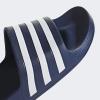 imageadidas Unisex Adult Adilette Aqua SlideDark BlueWhiteDark Blue