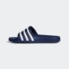 imageadidas Unisex Adult Adilette Aqua SlideDark BlueWhiteDark Blue