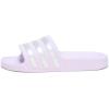 imageadidas Unisex Adult Adilette Aqua SlideIce LavenderMatte SilverMatte Silver