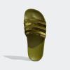 imageadidas Unisex Adult Adilette Aqua SlideOrbit GreenOrbit GreenGold Metallic