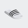 imageadidas Unisex Adult Adilette Aqua SlideWhiteCore BlackWhite