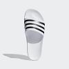 imageadidas Unisex Adult Adilette Aqua SlideWhiteCore BlackWhite