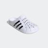 imageadidas Unisex Adult Adilette Clog Slide SandalFootwear WhiteCore BlackFootwear White