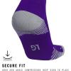 imageadidas Unisex Copa Zone Soccer Socks for Men and Women Over The CalfCollegiate PurpleWhite