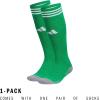 imageadidas Unisex Copa Zone Soccer Socks for Men and Women Over The CalfGreenWhite
