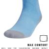imageadidas Unisex Copa Zone Soccer Socks for Men and Women Over The CalfLight BlueWhite