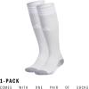 imageadidas Unisex Copa Zone Soccer Socks for Men and Women Over The CalfLight GreyWhite
