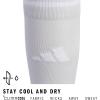 imageadidas Unisex Copa Zone Soccer Socks for Men and Women Over The CalfLight GreyWhite