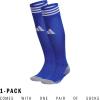 imageadidas Unisex Copa Zone Soccer Socks for Men and Women Over The CalfRoyal BlueWhite