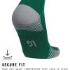 imageadidas Unisex Copa Zone Soccer Socks for Men and Women Over The CalfTeam Dark GreenWhite