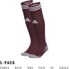 imageadidas Unisex Copa Zone Soccer Socks for Men and Women Over The CalfTeam MaroonWhite