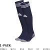 imageadidas Unisex Copa Zone Soccer Socks for Men and Women Over The CalfTeam Navy BlueWhite