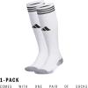 imageadidas Unisex Copa Zone Soccer Socks for Men and Women Over The CalfWhiteBlack