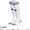 imageadidas Unisex Copa Zone Soccer Socks for Men and Women Over The CalfWhiteTeam Navy Blue