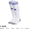 imageadidas Unisex Copa Zone Soccer Socks for Men and Women Over The CalfWhiteTeam Royal Blue